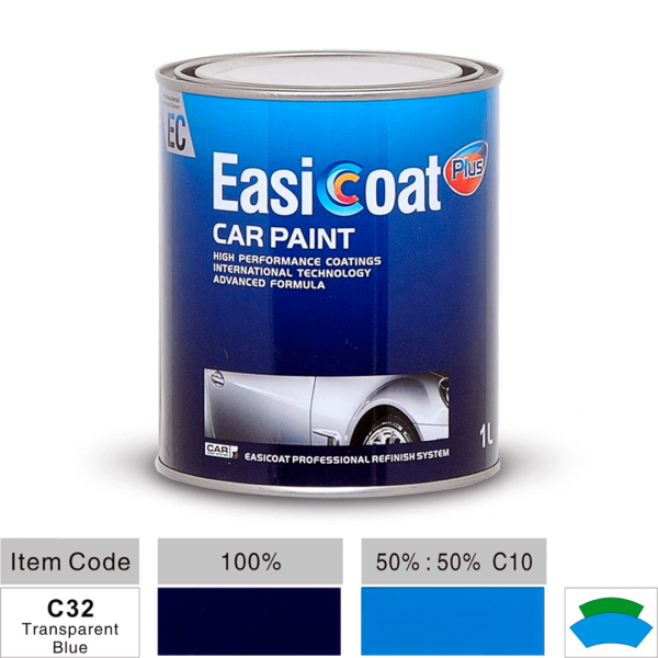 Компонент базовой эмали EasiCoat C32 Transparent Blue (Прозрачный синий) 1л
